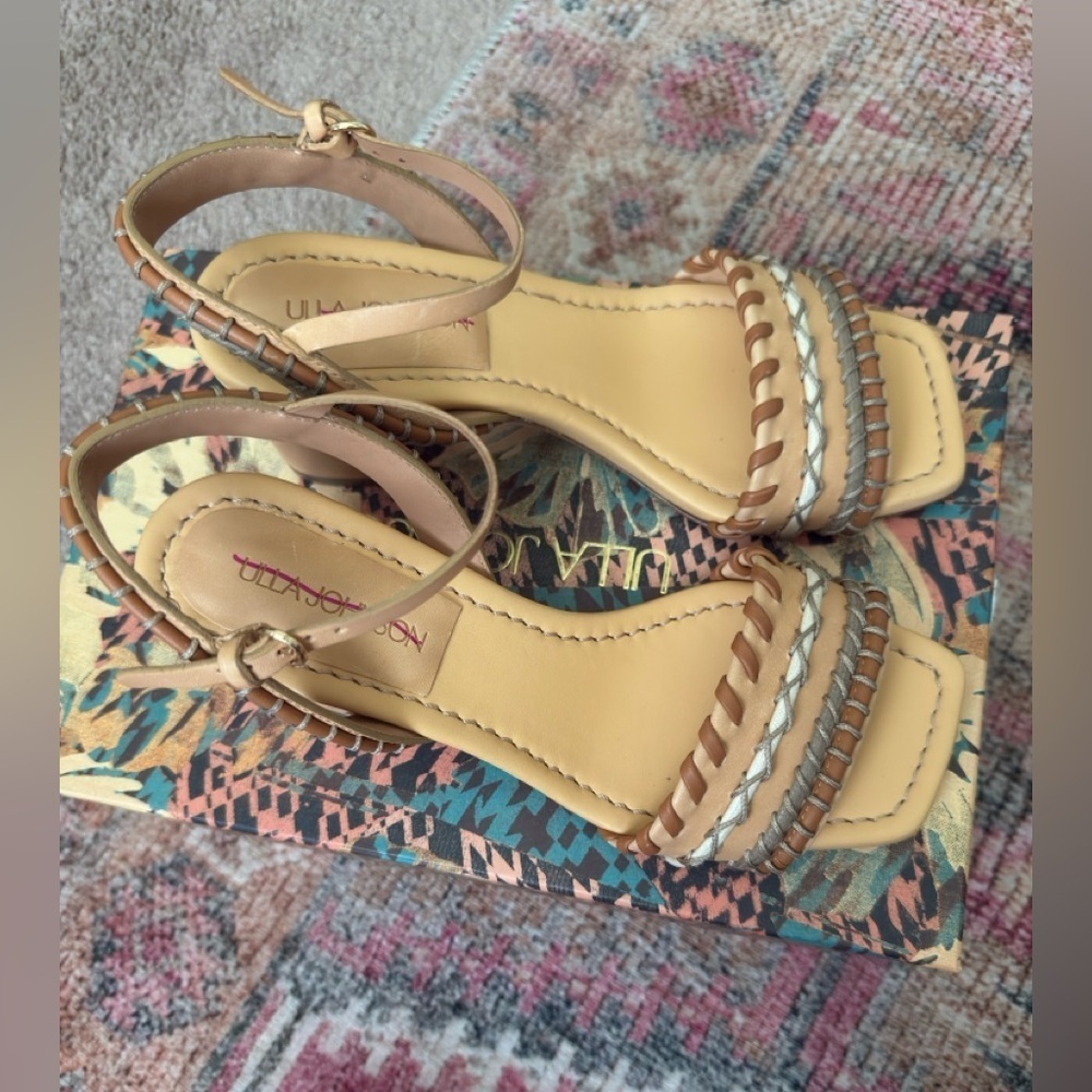 Ulla Johnson Sofia Leather Sandals - Picture 6 of 8